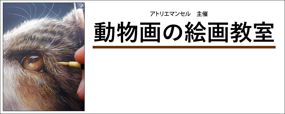 アトリエマンセル主催・動物の絵画教室